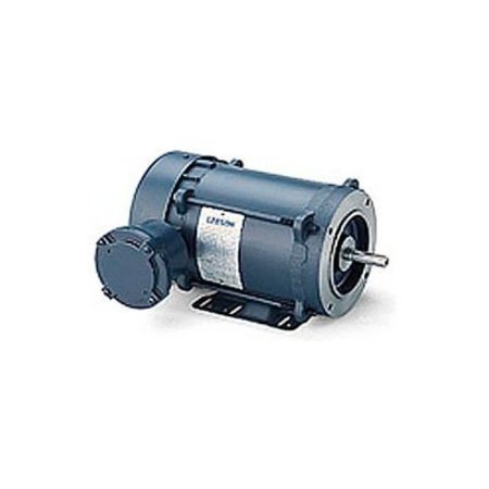 LEESON ELECTRIC Leeson Motors - .5/.33HP, 208-230/460V, 3450/2850RPM, EPNV, Rigid Mount 114627